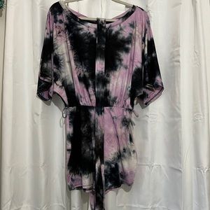 Tie dye romper